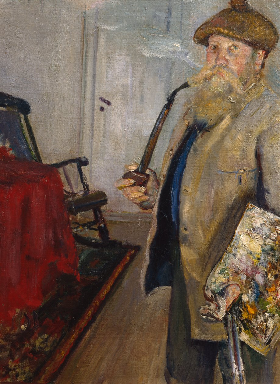 自画像 作者 克里斯蒂安·克罗格（Christian Krohg）