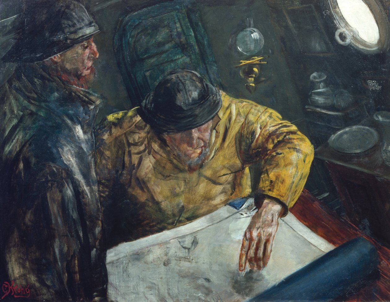 课程已定，约 1888 年 作者 克里斯蒂安·克罗格（Christian Krohg）