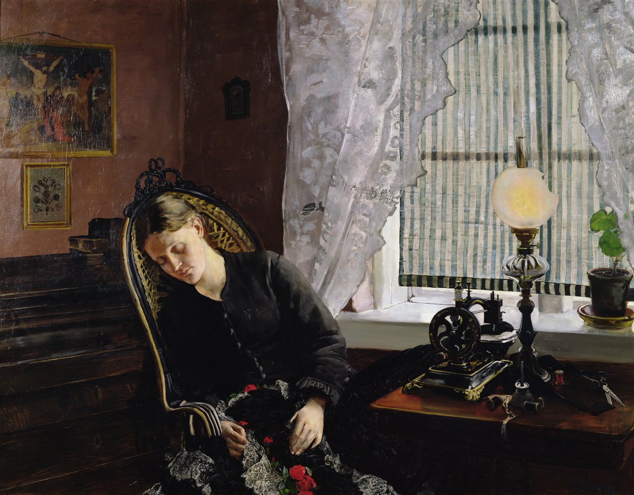 裁缝 作者 克里斯蒂安·克罗格（Christian Krohg）