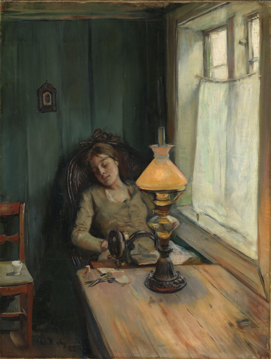 累了 作者 克里斯蒂安·克罗格（Christian Krohg）