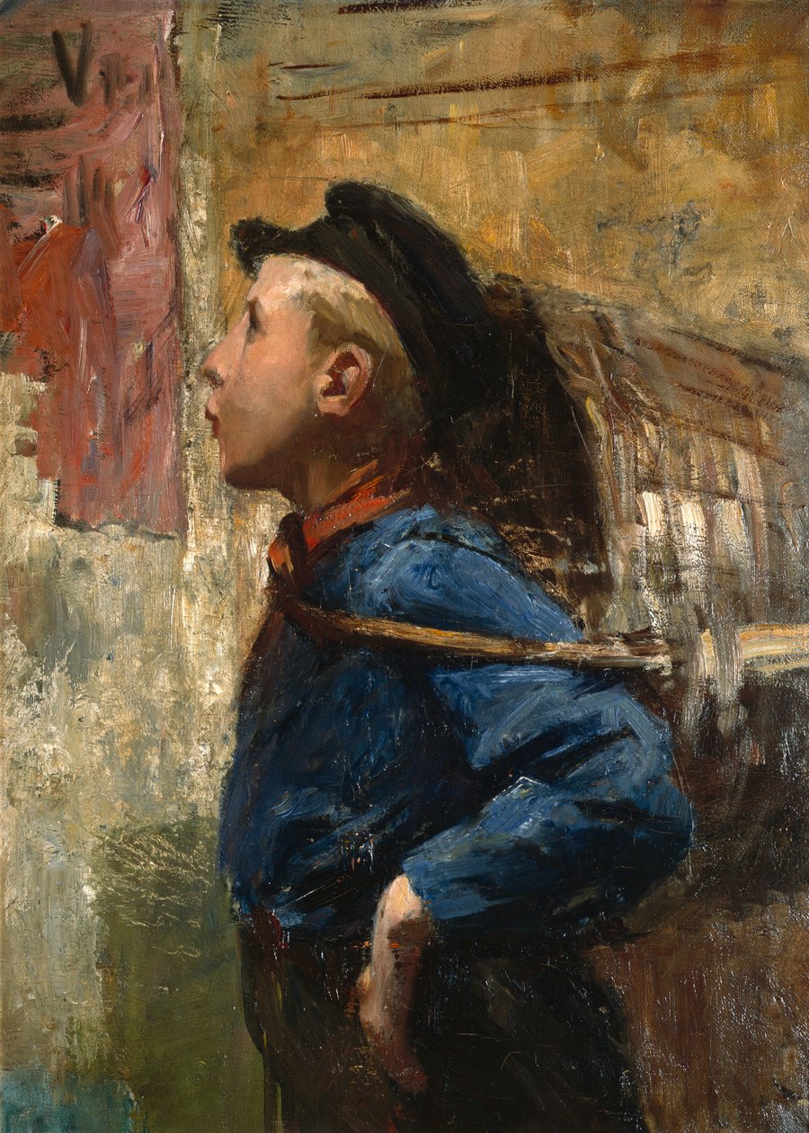 吹口哨的差役男孩 作者 克里斯蒂安·克罗格（Christian Krohg）