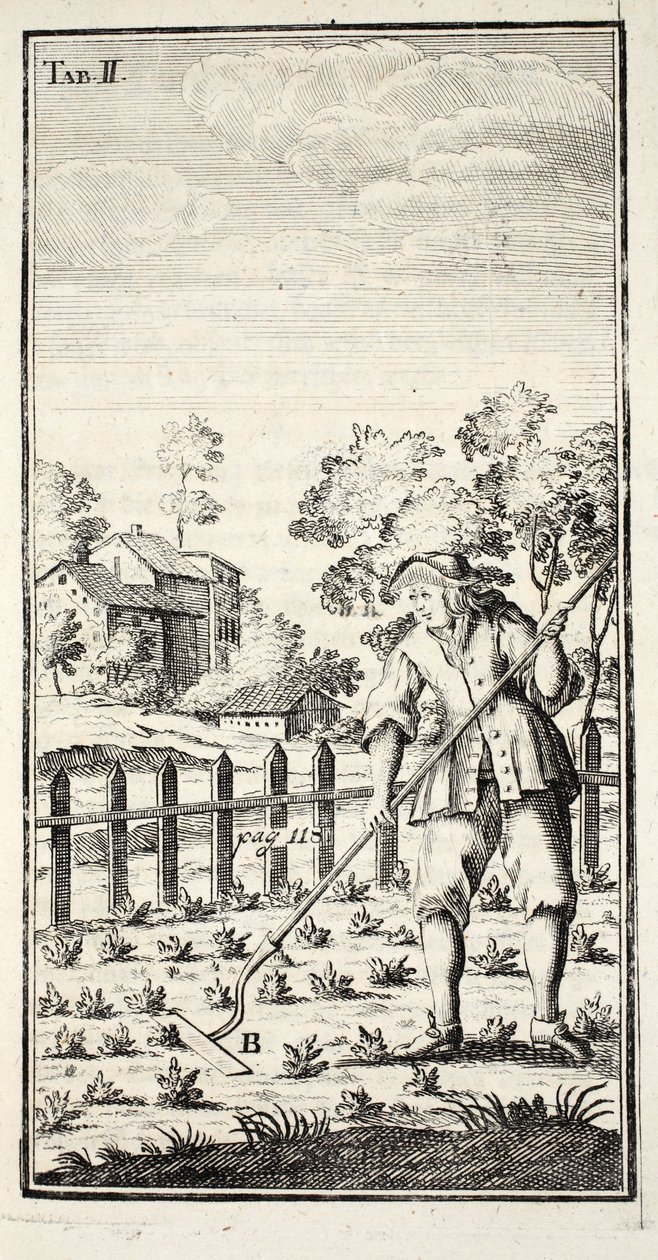 酒吧锄头，酒吧。 1753-55，图林根州的爱尔福特 作者 克里斯蒂安·雷查特