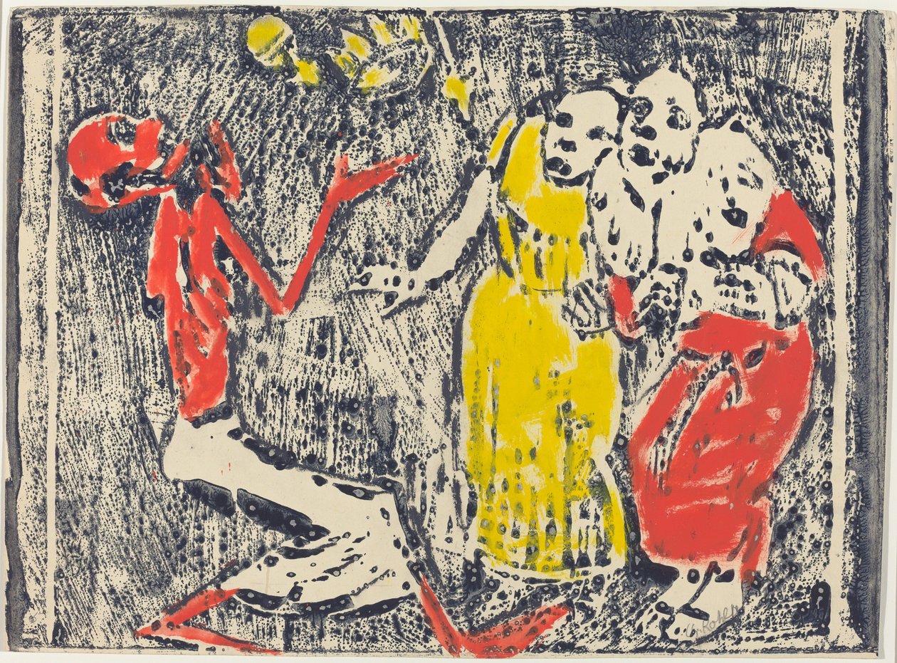 作为杂耍者死亡，191819年。 作者 克里斯蒂安·罗夫斯