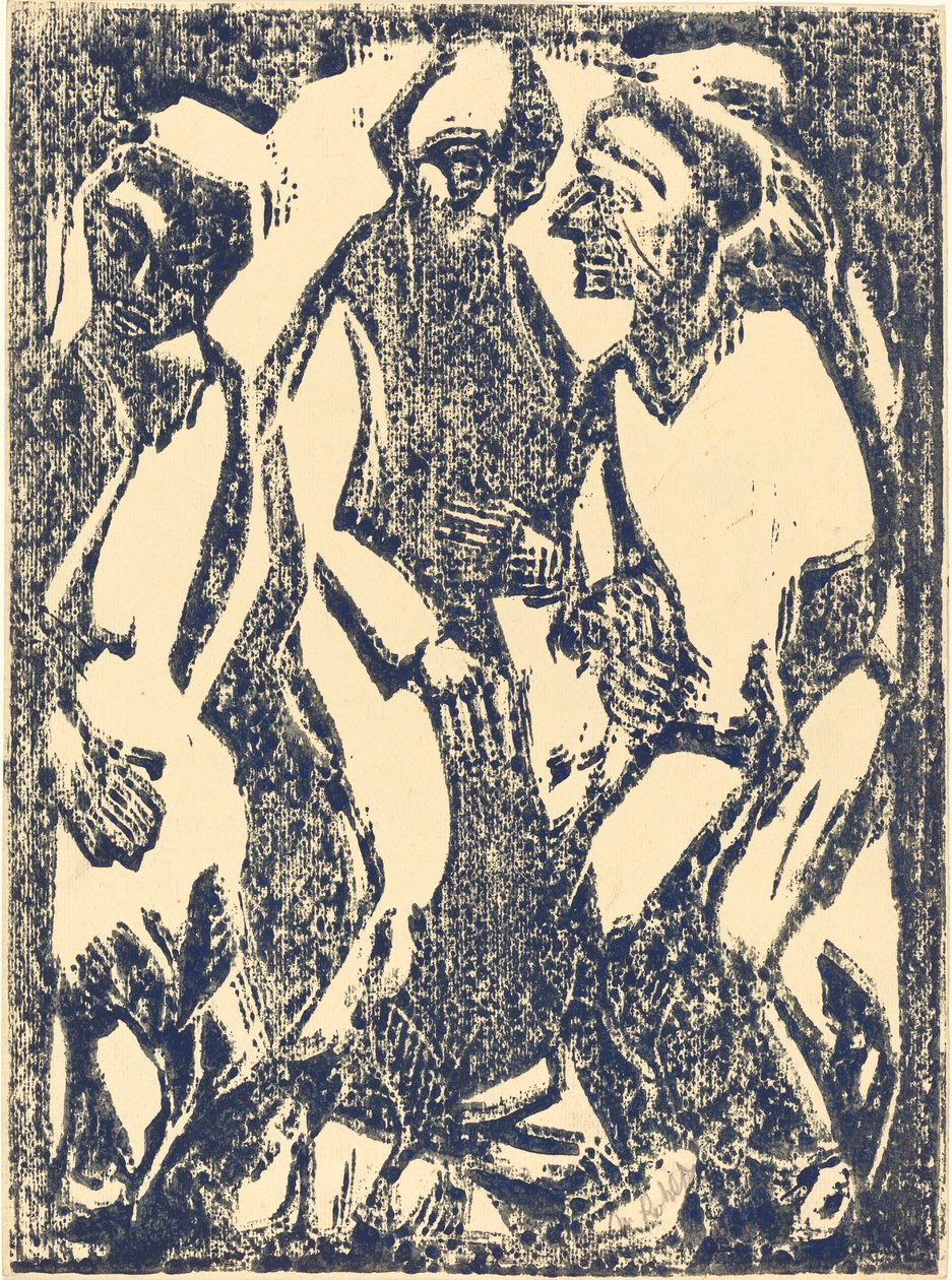 沉重的商议，1913年。 作者 克里斯蒂安·罗夫斯