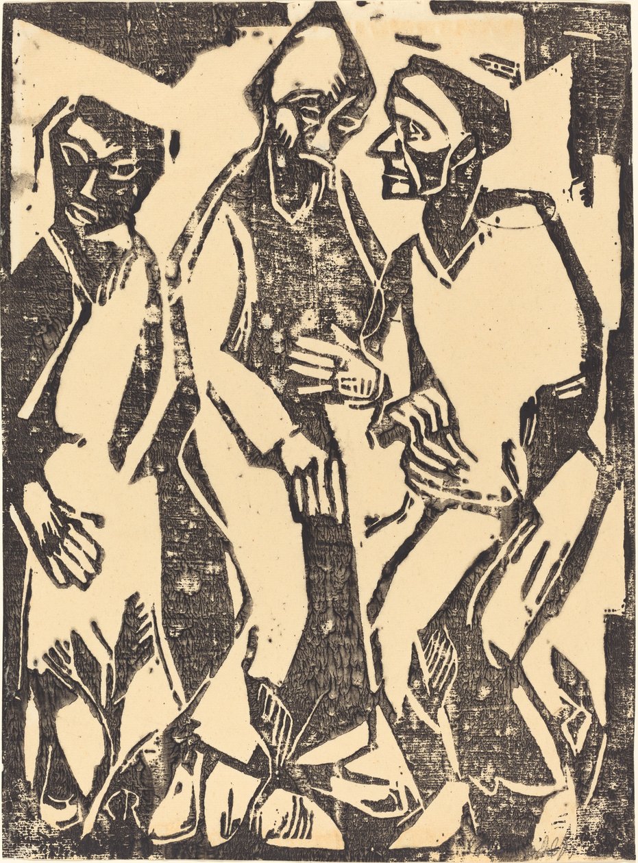 沉重的商议，1913年。 作者 克里斯蒂安·罗夫斯