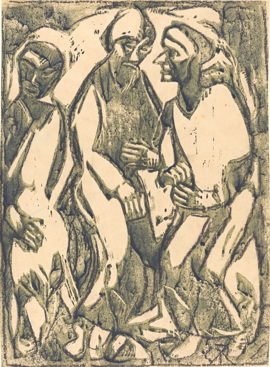 沉重的商议，1913年。 作者 克里斯蒂安·罗夫斯