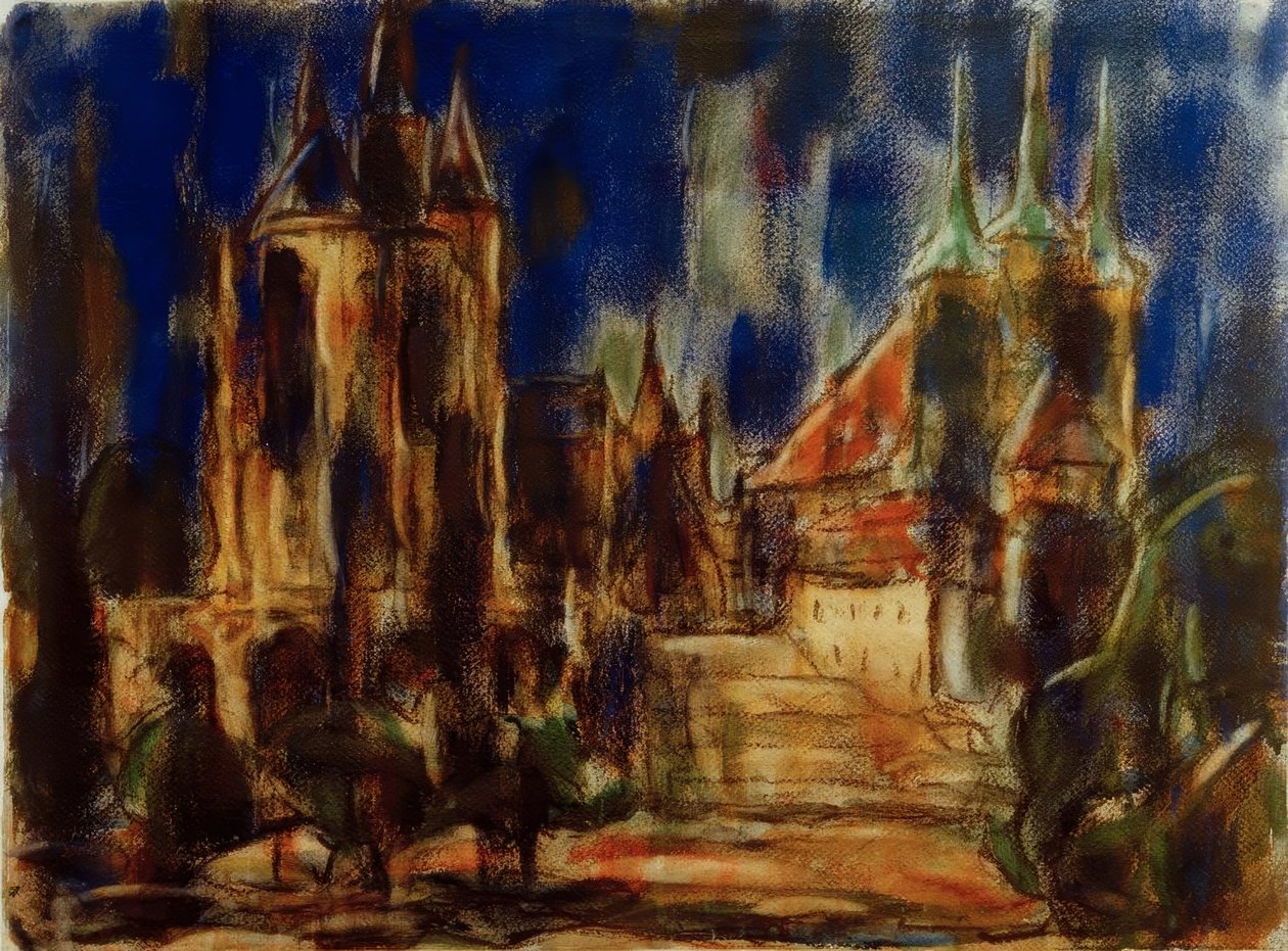 爱尔福特（大教堂和Severikirche） 作者 克里斯蒂安·罗夫斯