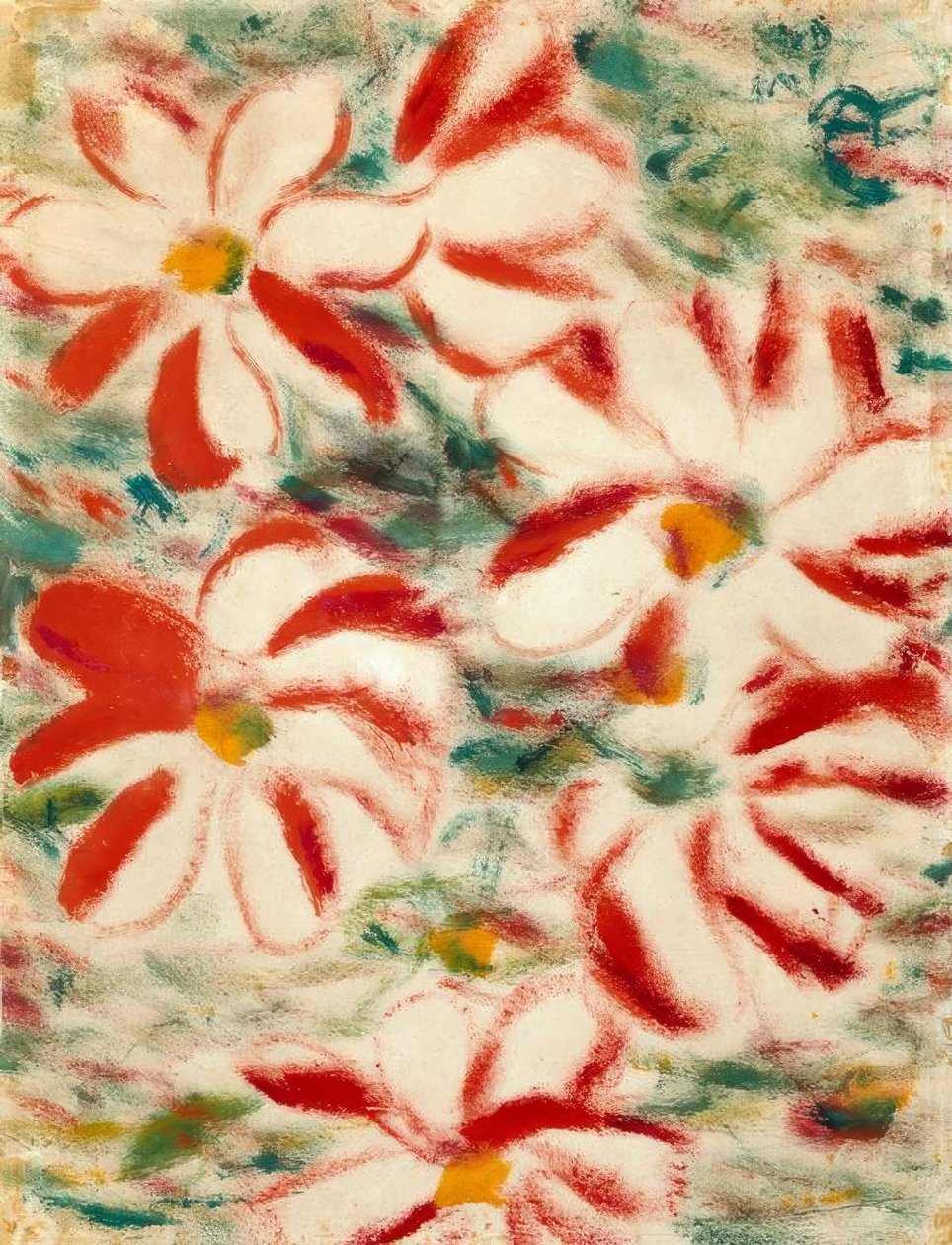 红色花朵 作者 克里斯蒂安·罗夫斯