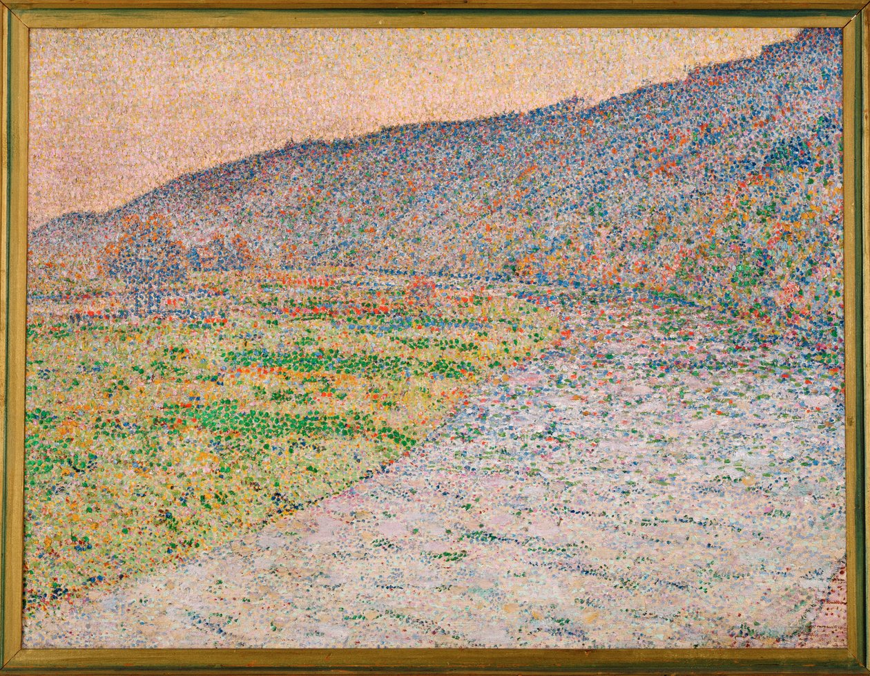 赫德克附近的鲁尔河（布面油画） 作者 克里斯蒂安·罗夫斯