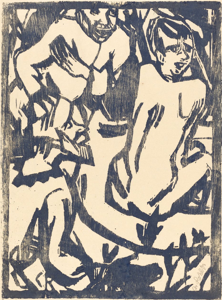 苏珊娜和长老们，1916-1917。 作者 克里斯蒂安·罗夫斯