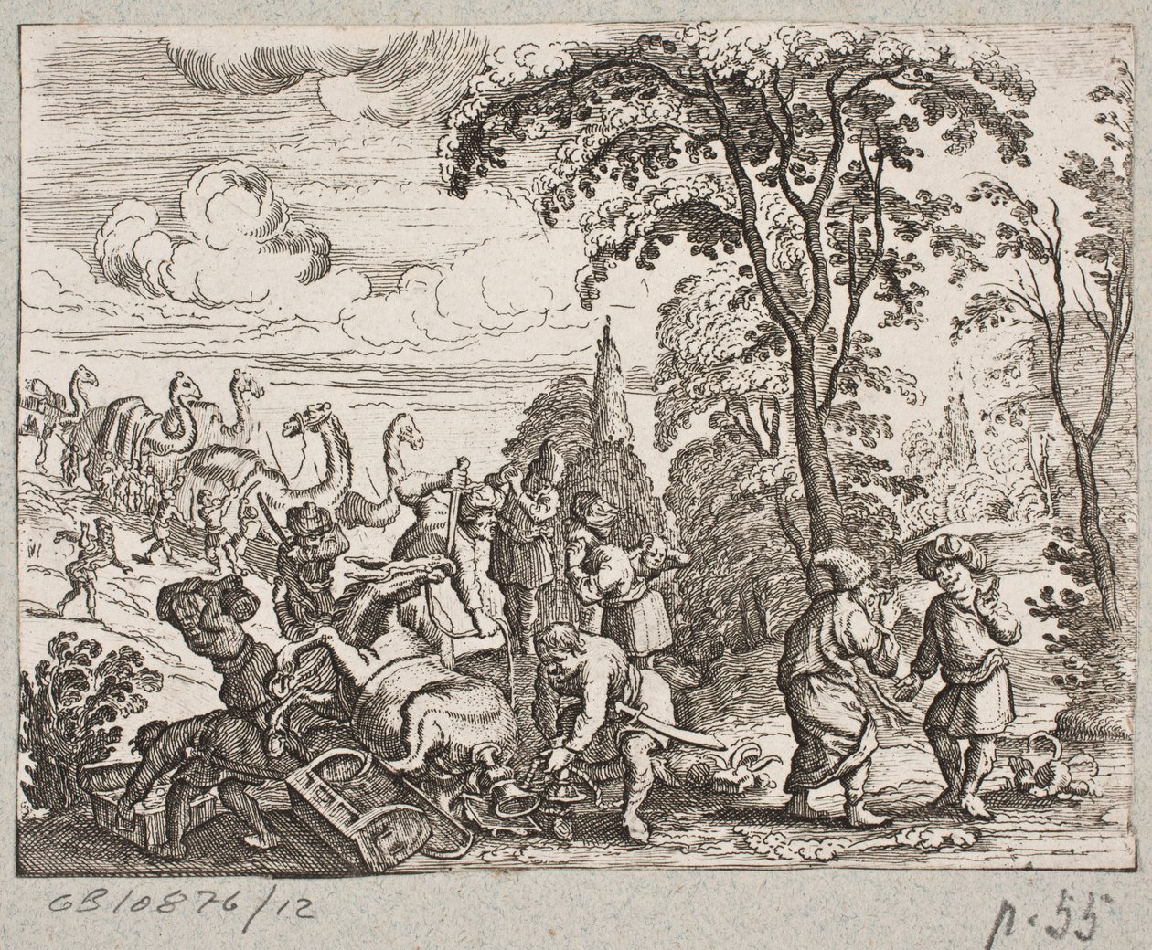 插图 til Adam Olearius，"Persianischer Rosenthal von einem Sinnreichen Poeten Schich Saadi[......]"，石勒苏益格，1660 年 作者 克里斯蒂安·罗斯吉瑟