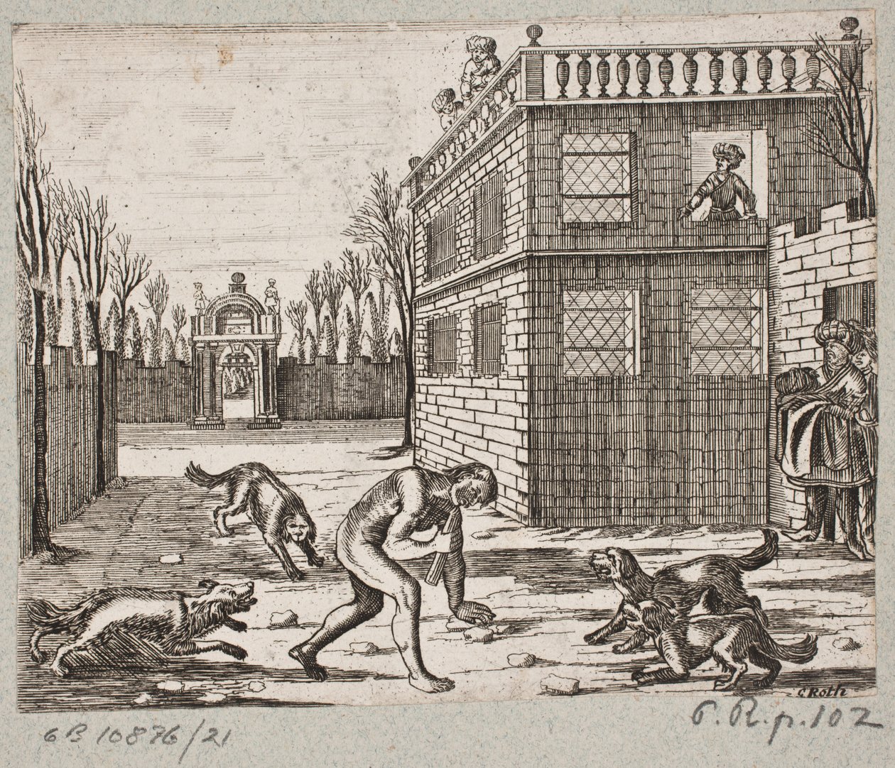 插图 til Adam Olearius，"Persianischer Rosenthal von einem Sinnreichen Poeten Schich Saadi[......]"，石勒苏益格，1660 年 作者 克里斯蒂安·罗斯吉瑟