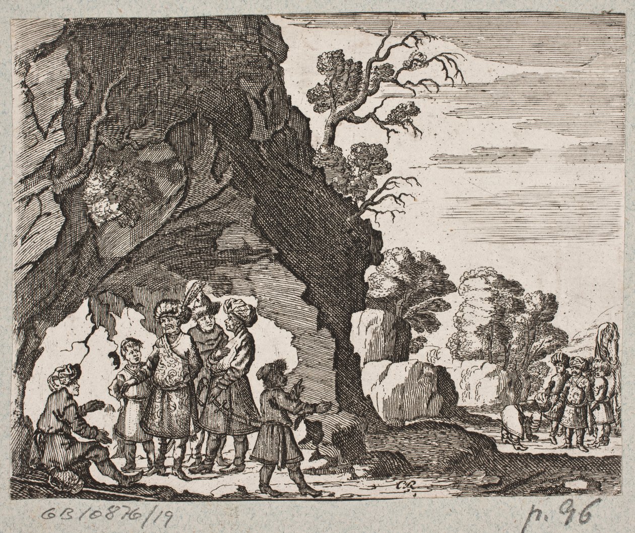插图 til Adam Olearius，"Persianischer Rosenthal von einem Sinnreichen Poeten Schich Saadi[......]"，石勒苏益格，1660 年 作者 克里斯蒂安·罗斯吉瑟