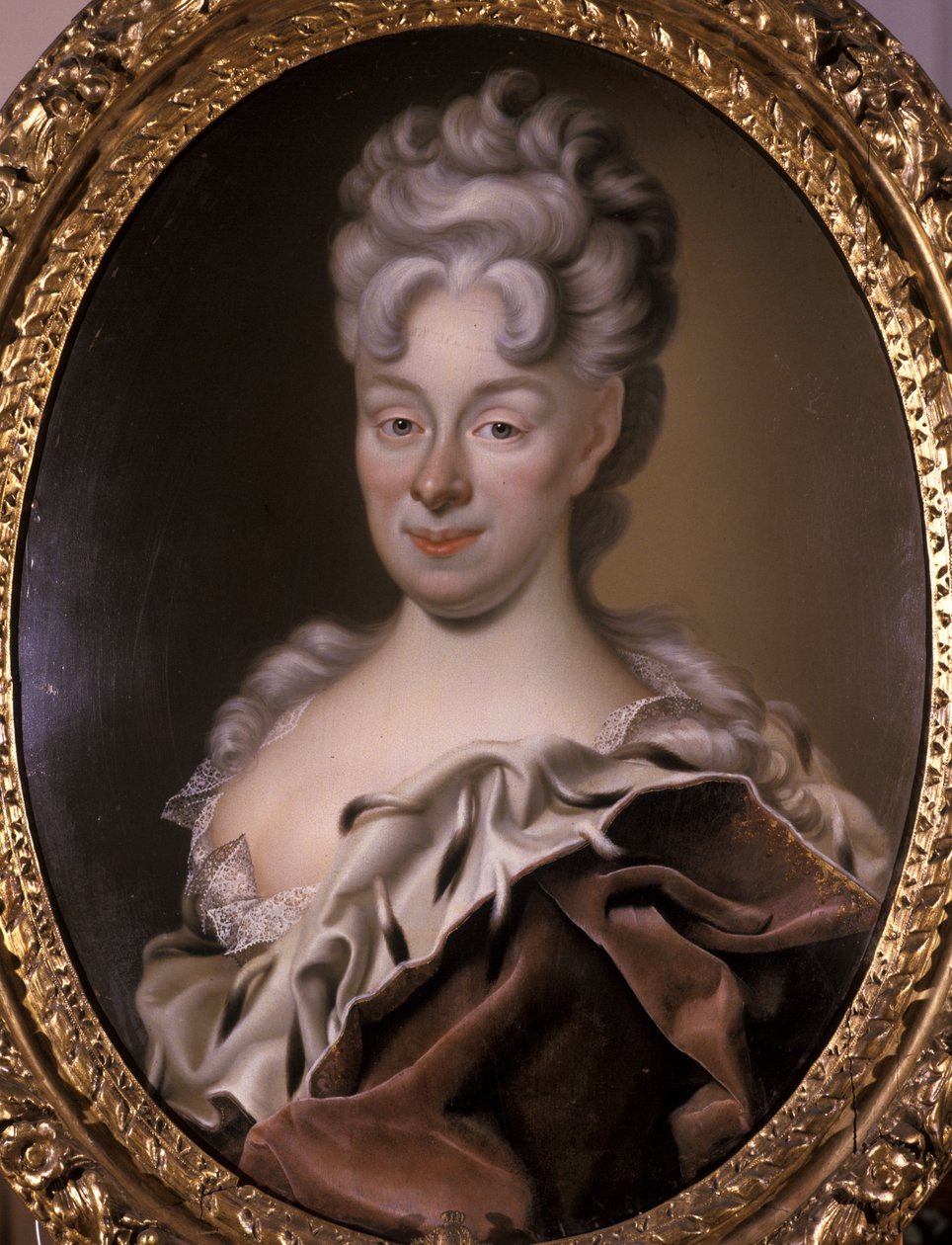 Magdalene Sybille，萨克森 - 艾森纳赫公爵夫人，1708年（铜上油） 作者 克里斯蒂安·席尔巴赫