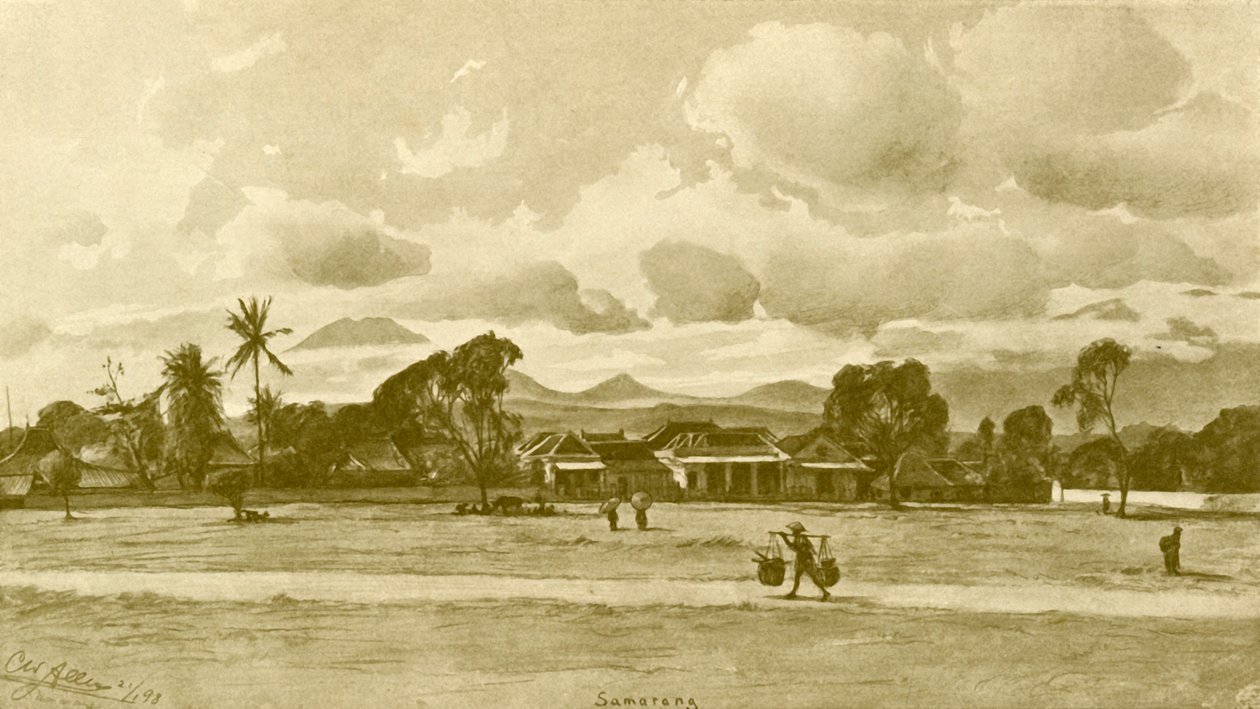 爪哇三宝垄，1898年。   作者 克里斯蒂安·威廉·艾尔斯