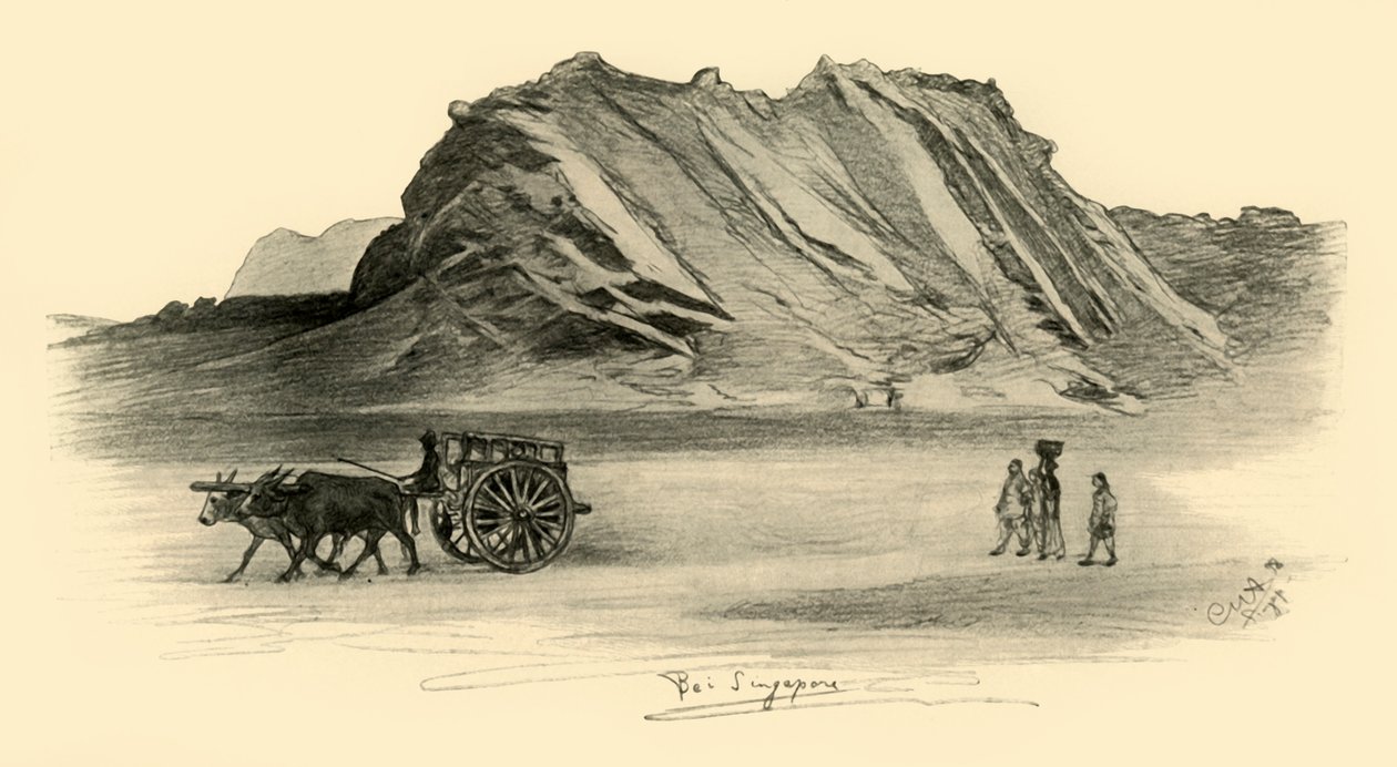 新加坡，1898年。   作者 克里斯蒂安·威廉·艾尔斯