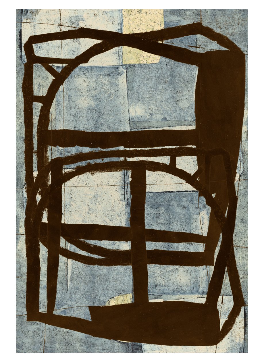 铁门，2022 年（单版画） 作者 克里斯蒂娜·费迪克