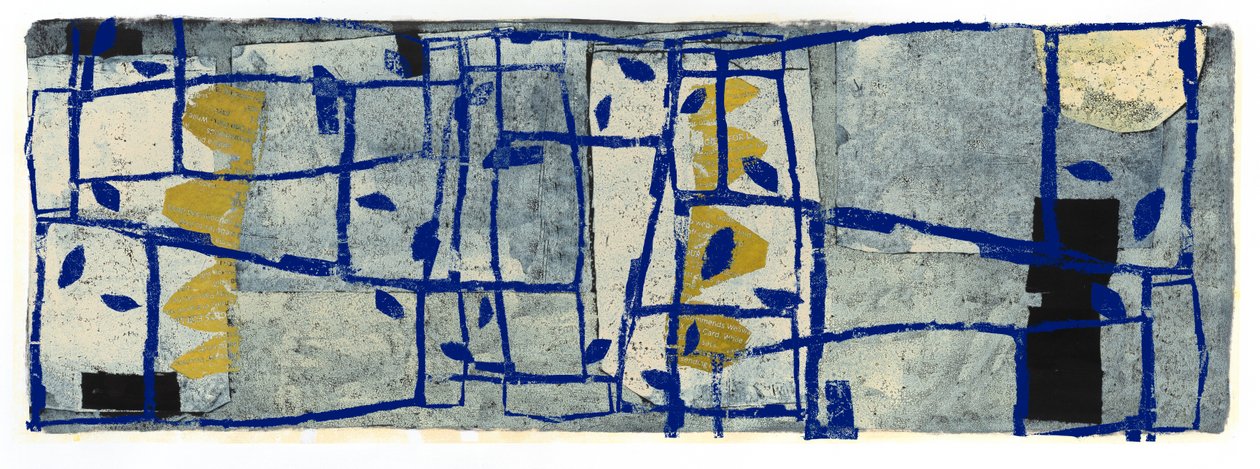 太阳屋，2022 年（单版画） 作者 克里斯蒂娜·费迪克