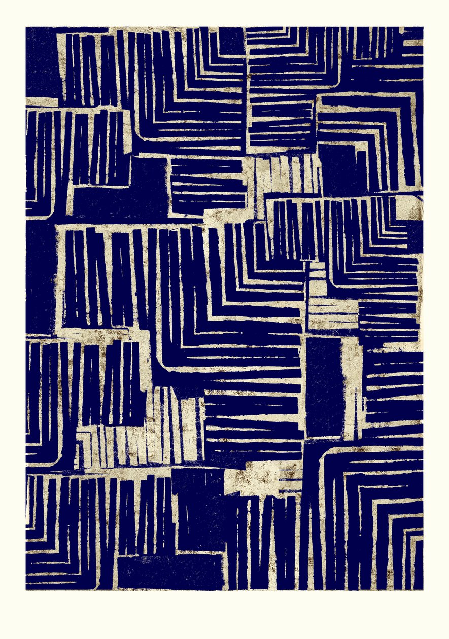 平地，2022 年（单版画） 作者 克里斯蒂娜·费迪克