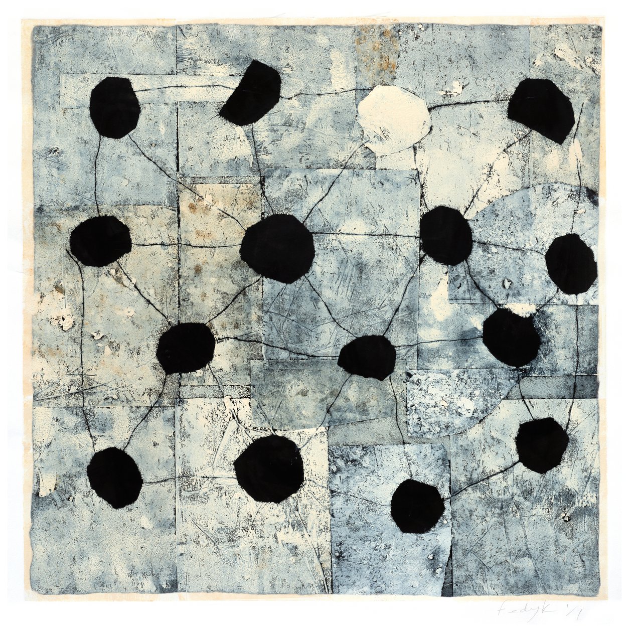 联盟》，2017（纸上单版画） 作者 克里斯蒂娜·费迪克