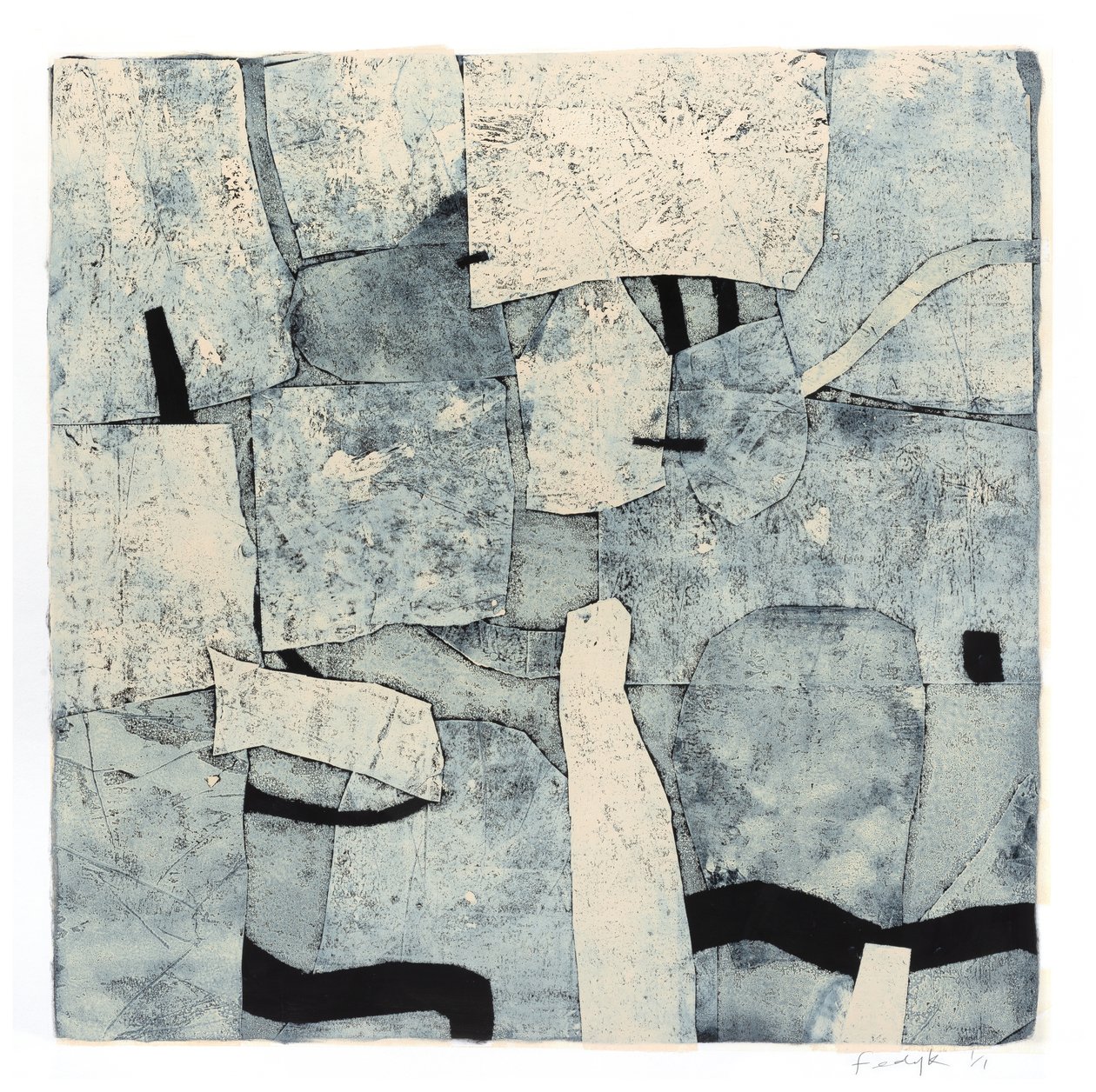 驿站》，2016 年（纸上单版画） 作者 克里斯蒂娜·费迪克