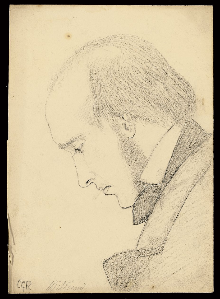 威廉·迈克尔·罗塞蒂的肖像 作者 克里斯蒂娜（Christina Georgina）Rossetti