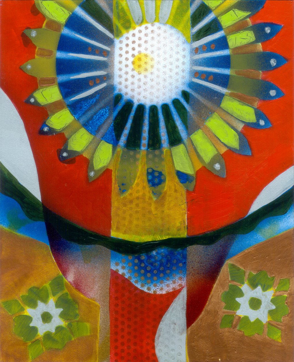 救世主》，约 2009 年（丙烯酸画板） 作者 克里斯蒂娜·萨吉