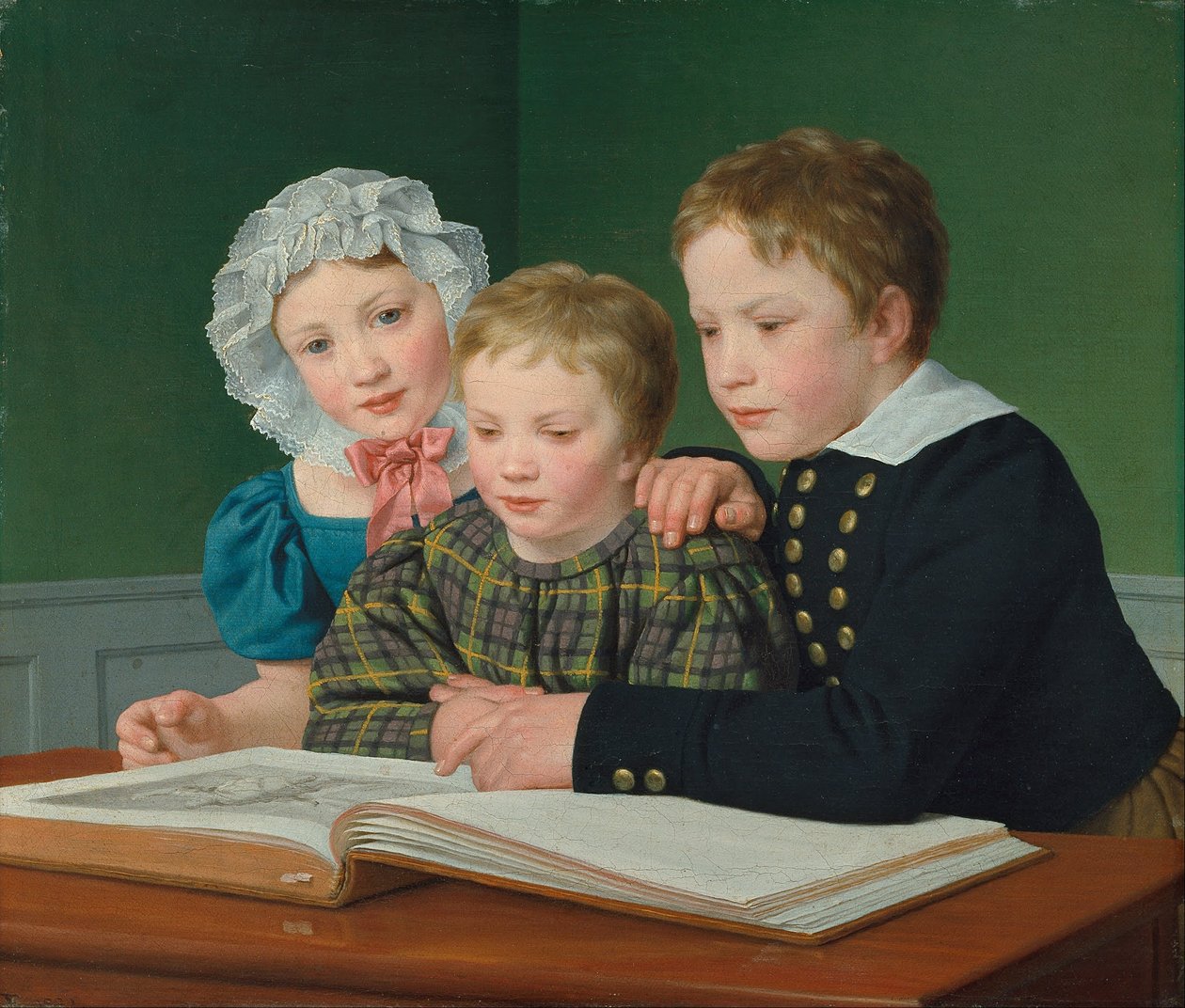 CF Holms儿童的肖像。 Adam Vilhelm，Pauline Frederikke和Johan Chr。朱利叶斯 作者 克里斯托弗·威廉·埃克斯伯格
