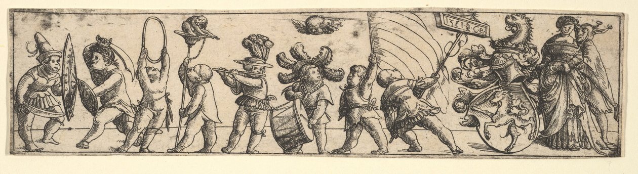 有孩子的壁画，1531年。 作者 克里斯托夫·博克斯托弗