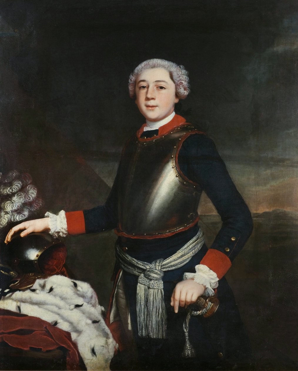 Leopold Friedrich Franz v. Anhalt-Dessau 在年轻时 作者 克里斯托弗·弗里德里希·雷因霍尔德·利西维斯基