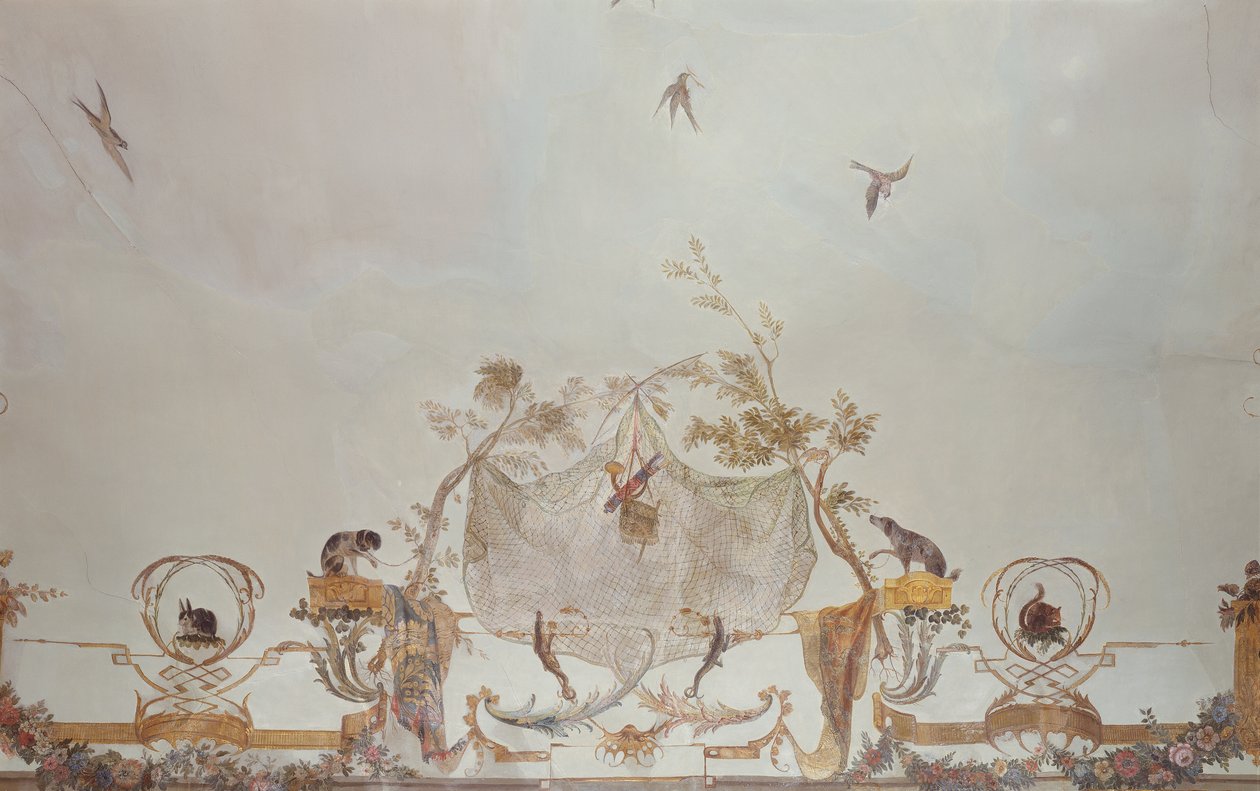 大歌星》，细节，约 1735 年（壁画） 作者 克里斯多夫·休特