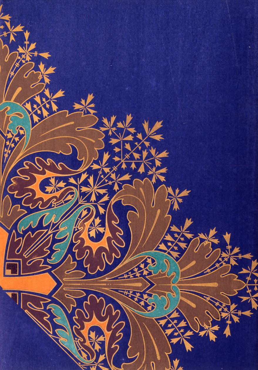图案，插图来自&39;研究设计&39;，由克里斯托弗德莱赛德，1876年出版 作者 克里斯托弗·德莱赛