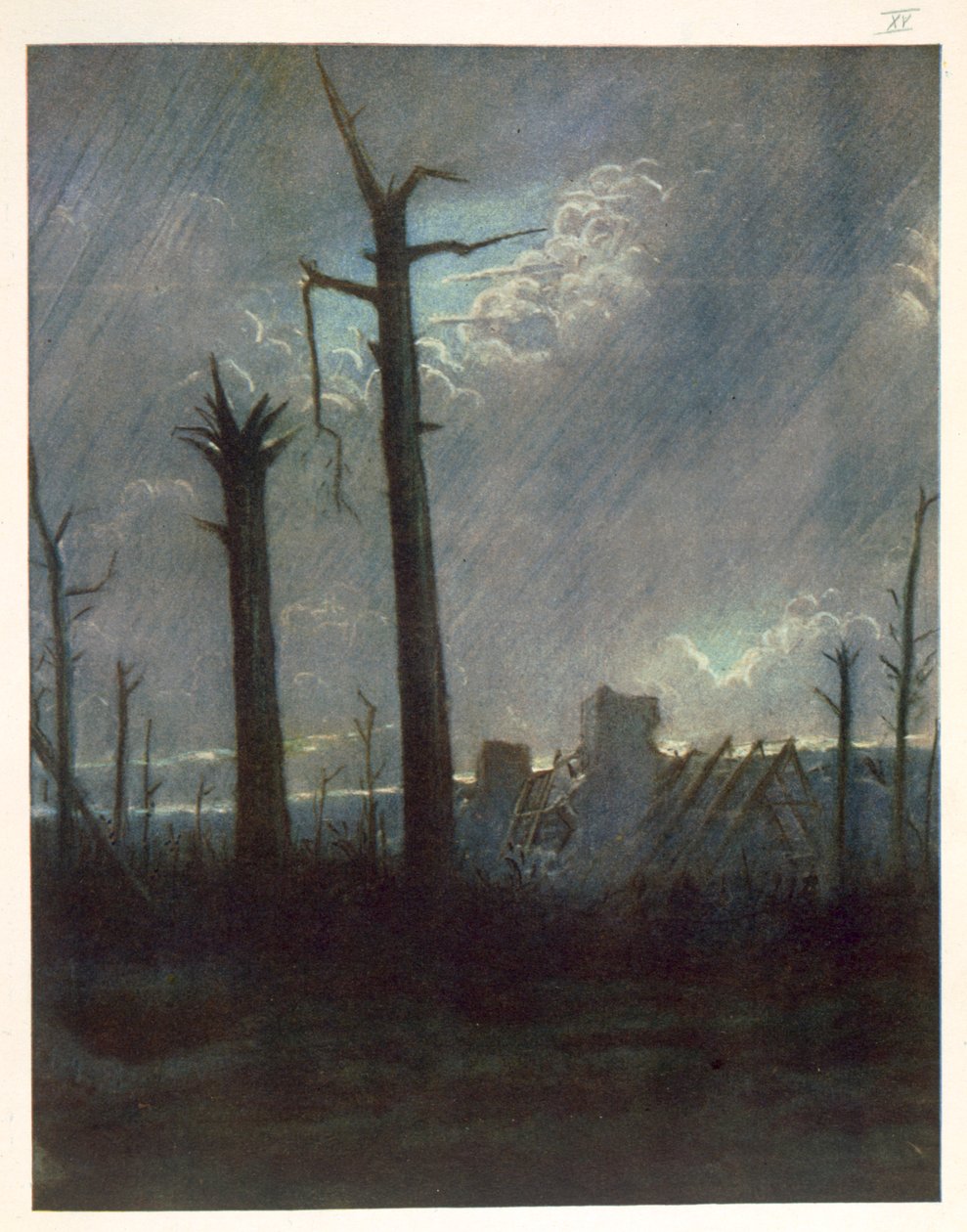 回归的国家，来自前线的英国艺术家，1918年的西线的延续 作者 克里斯托弗·理查德·怀恩·内文森