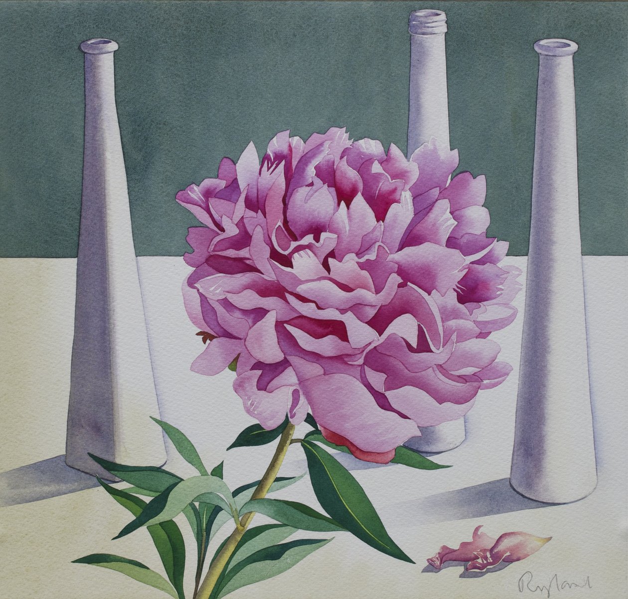 白芍静物 作者 克里斯托弗·莱兰