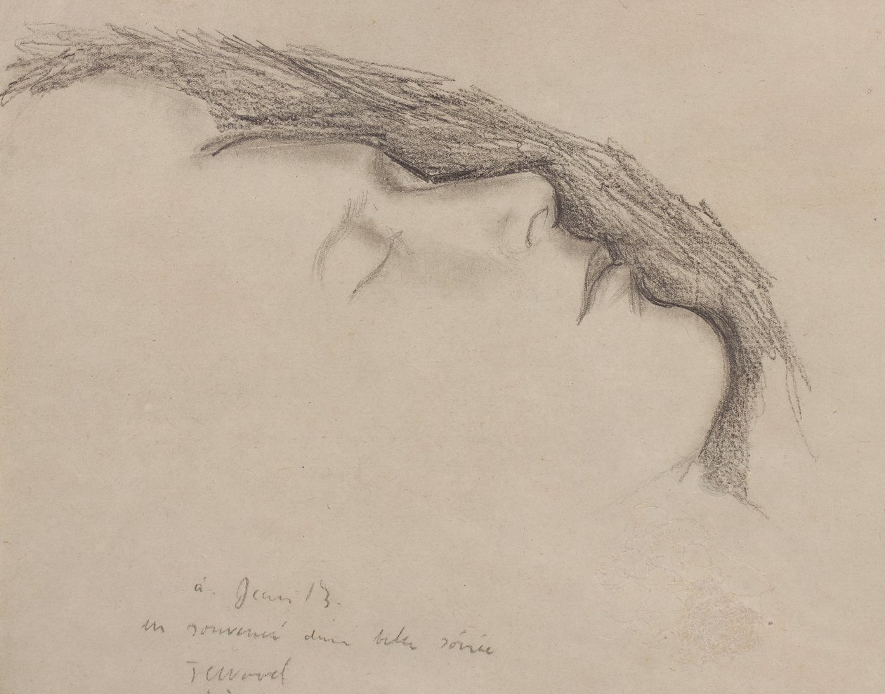 可怕的孩子：Jean Bourgoint睡着了，c.1926 作者 克里斯托弗·伍德