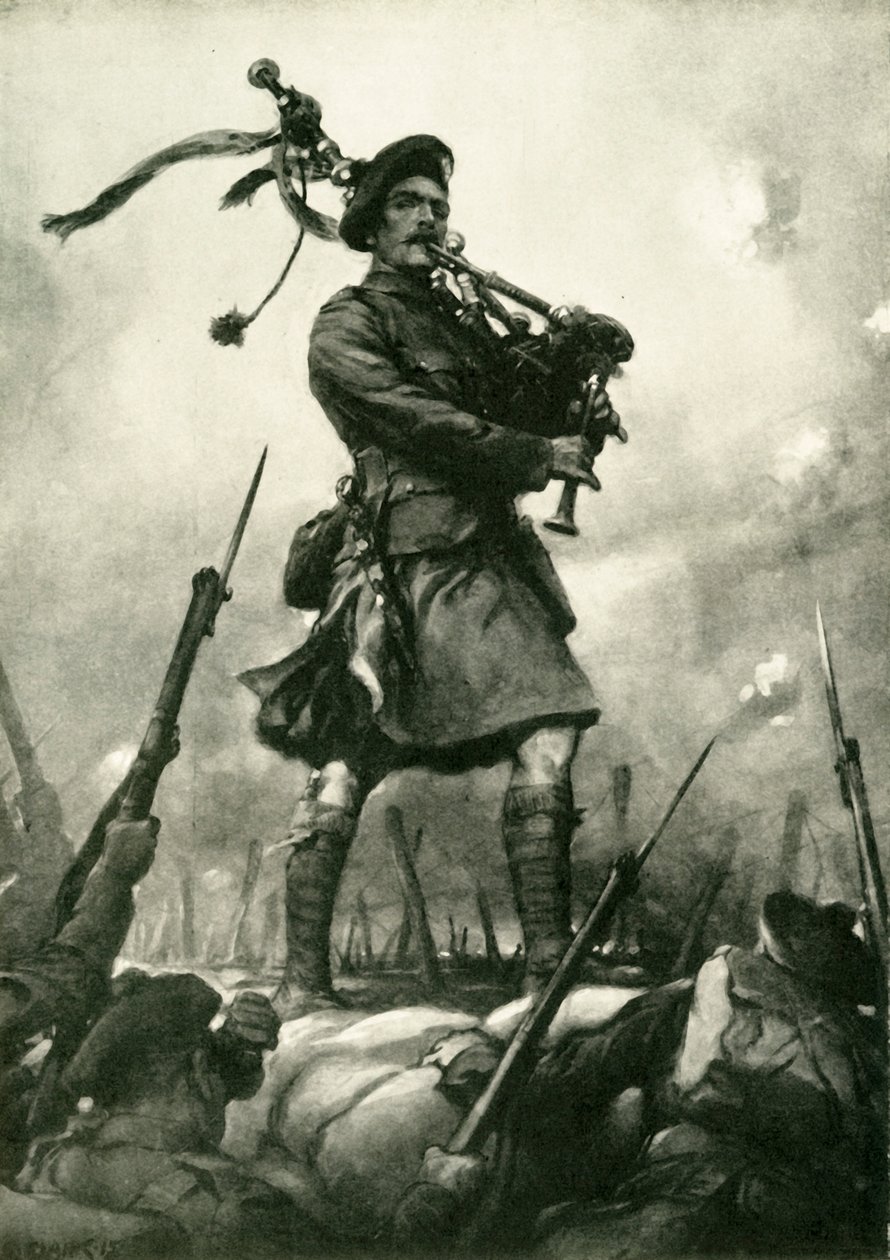 Piper Laidlaw如何在1915年9月25日（c1920年）赢得维多利亚十字勋章。 作者 克里斯托弗·克拉克