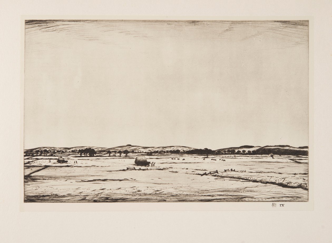 Sussex Downs, pub.1926. 作者 克里斯托弗·理查德·怀恩·内文森