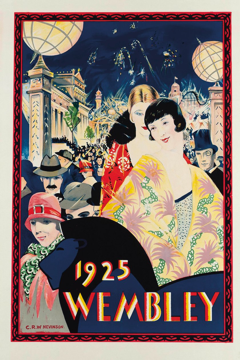 1925年，温布利，1924年 作者 克里斯托弗·理查德·怀恩·内文森