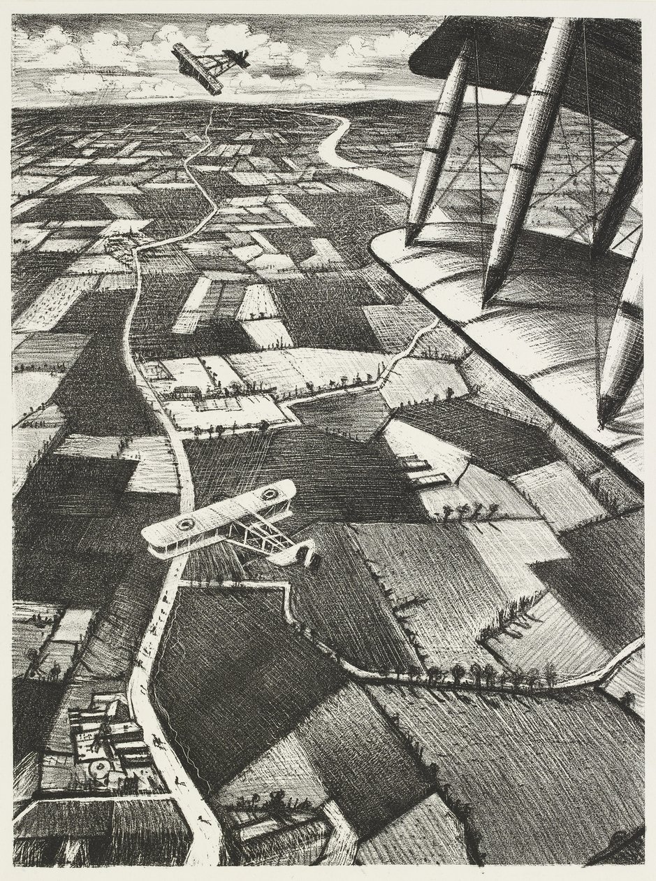 在空中，1917年 作者 克里斯托弗·理查德·怀恩·内文森