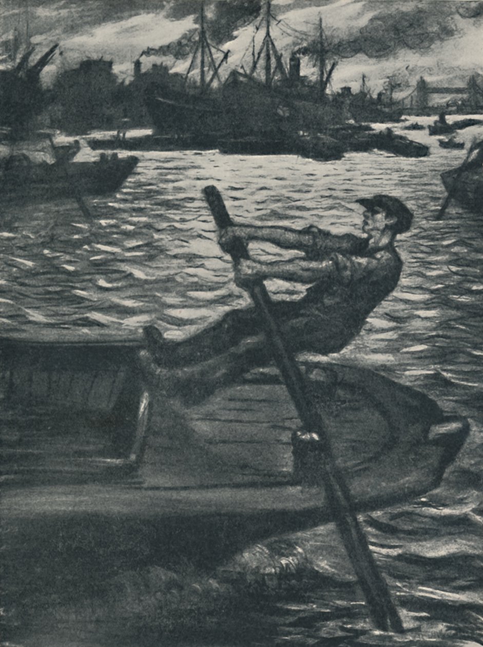 驳船，1920年 作者 克里斯托弗·理查德·怀恩·内文森