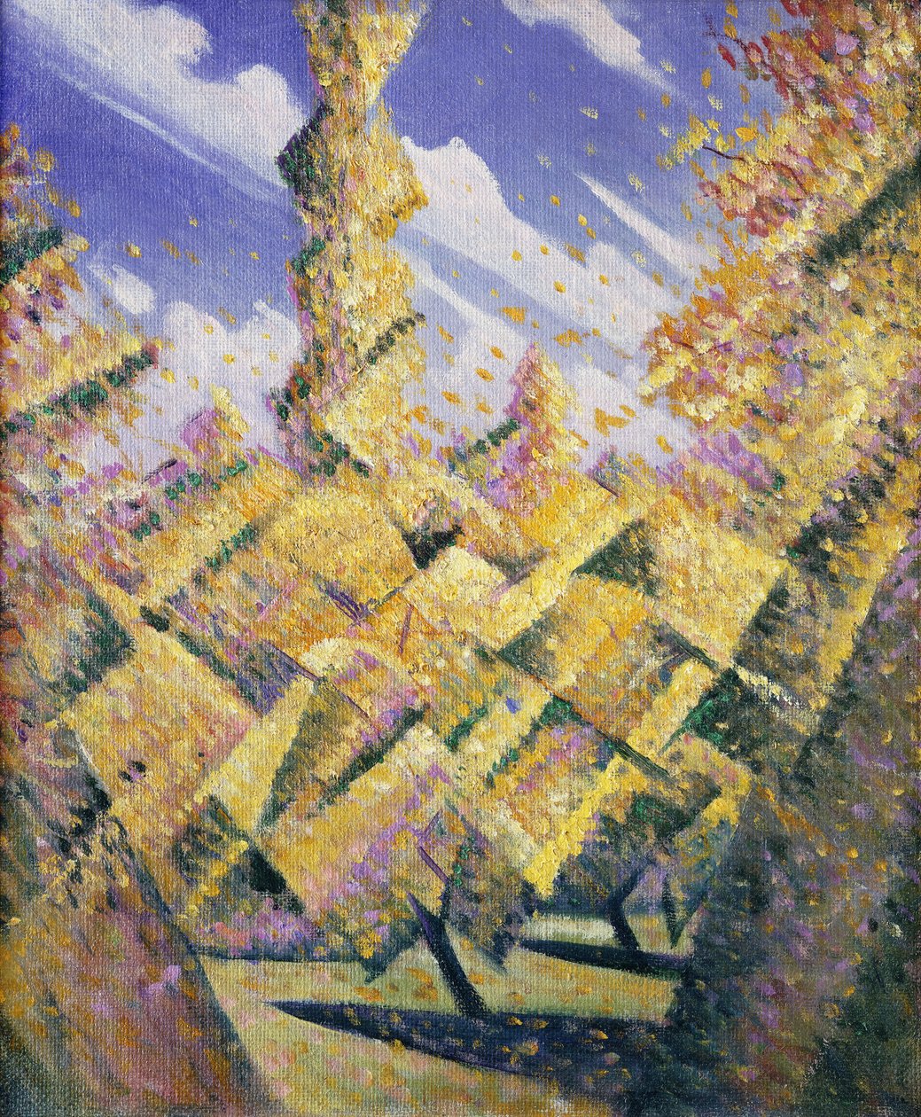 四个季节：秋天，约1919年 作者 克里斯托弗·理查德·怀恩·内文森