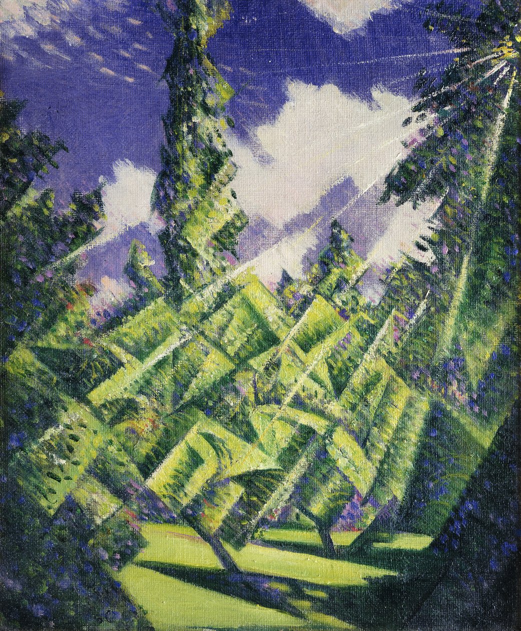 四个季节：夏季，约1919年 作者 克里斯托弗·理查德·怀恩·内文森