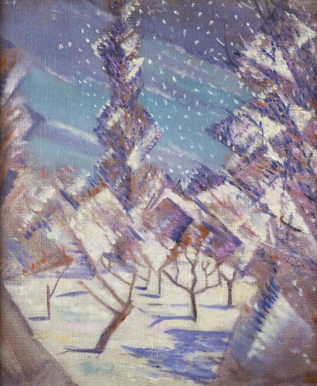四个季节：冬季，约1919年 作者 克里斯托弗·理查德·怀恩·内文森