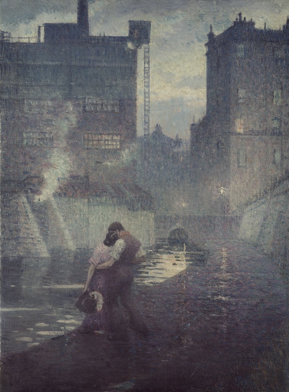 The Towpath，1912 作者 克里斯托弗·理查德·怀恩·内文森