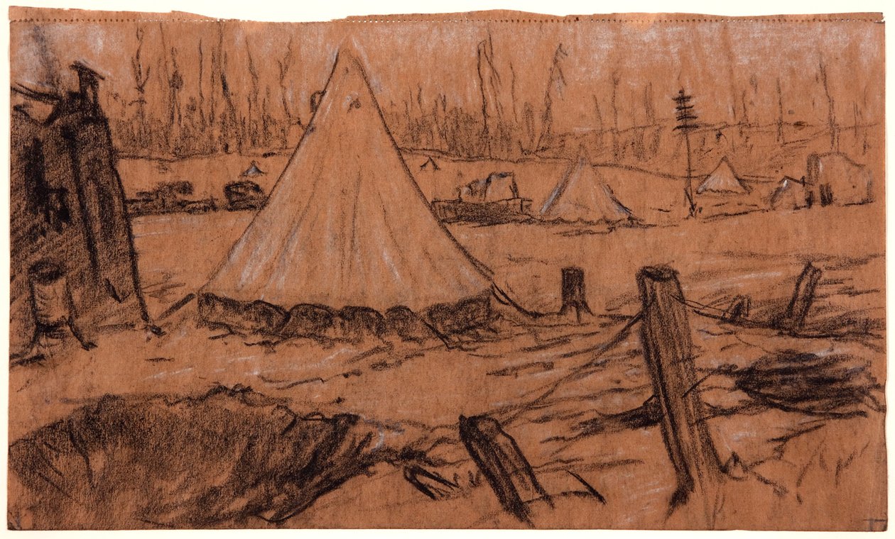 一组帐篷，约1914年。 作者 克里斯托弗·威廉姆斯