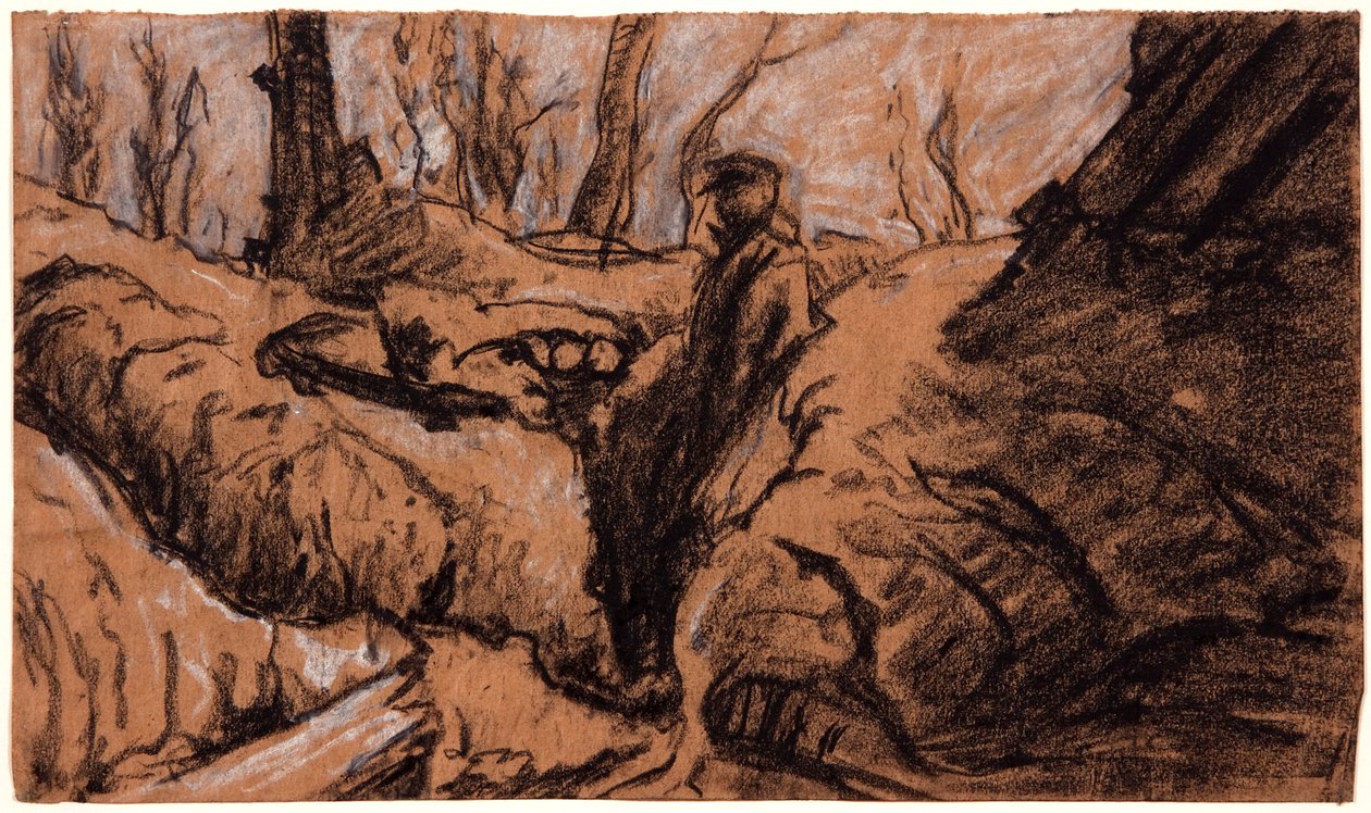 壕沟里的人》，约1914年。 作者 克里斯托弗·威廉姆斯
