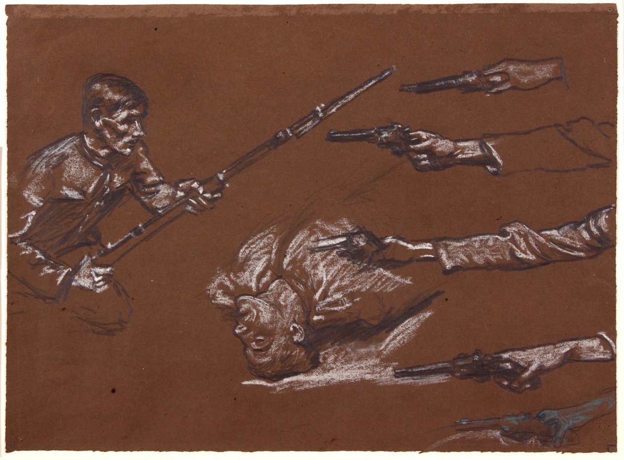Mametz Wood》的研究，约1916年。 作者 克里斯托弗·威廉姆斯
