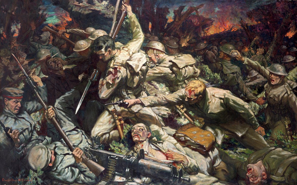 马梅兹森林的威尔士人》，1916-1934年 作者 克里斯托弗·威廉姆斯