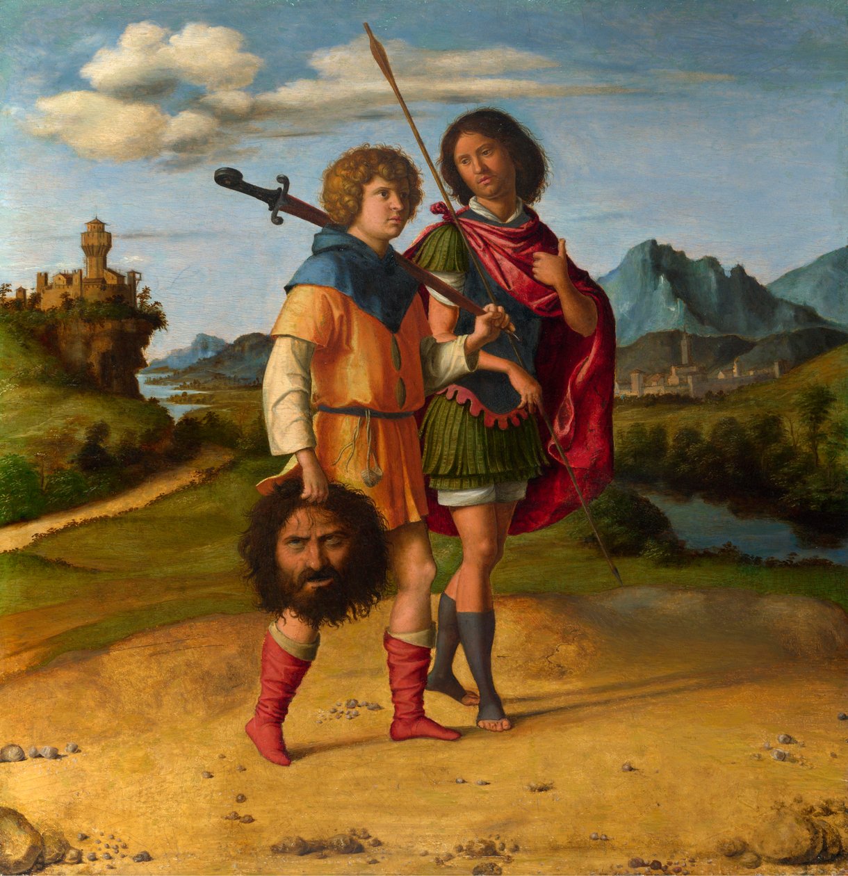 大卫和乔纳森 作者 Cima da Conegliano