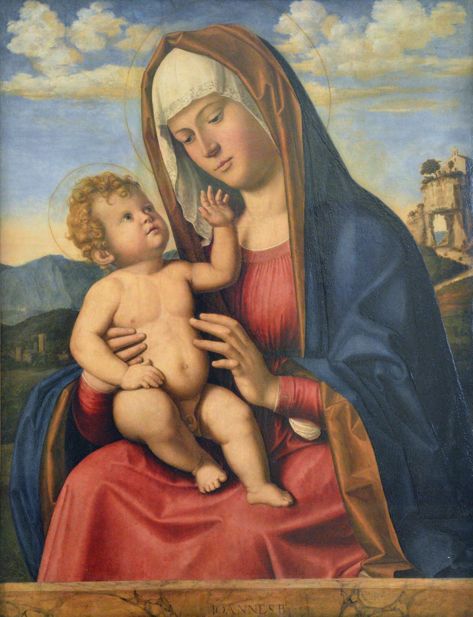 圣母子女 作者 Cima da Conegliano